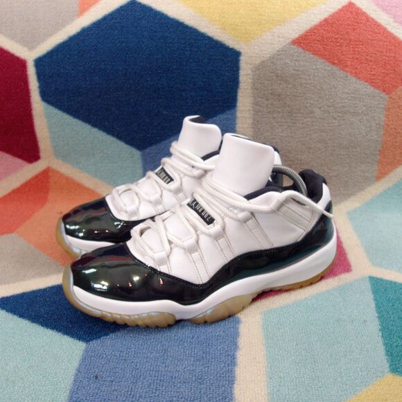 Nike Air Jordan 11 Retro Low  Emerald/White Sneakers‎ (528896-145)Sz 12 main image 4